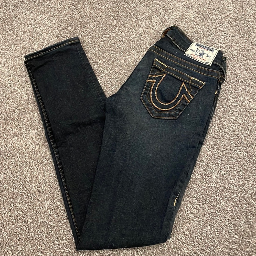 True religion skinny jeans size 24